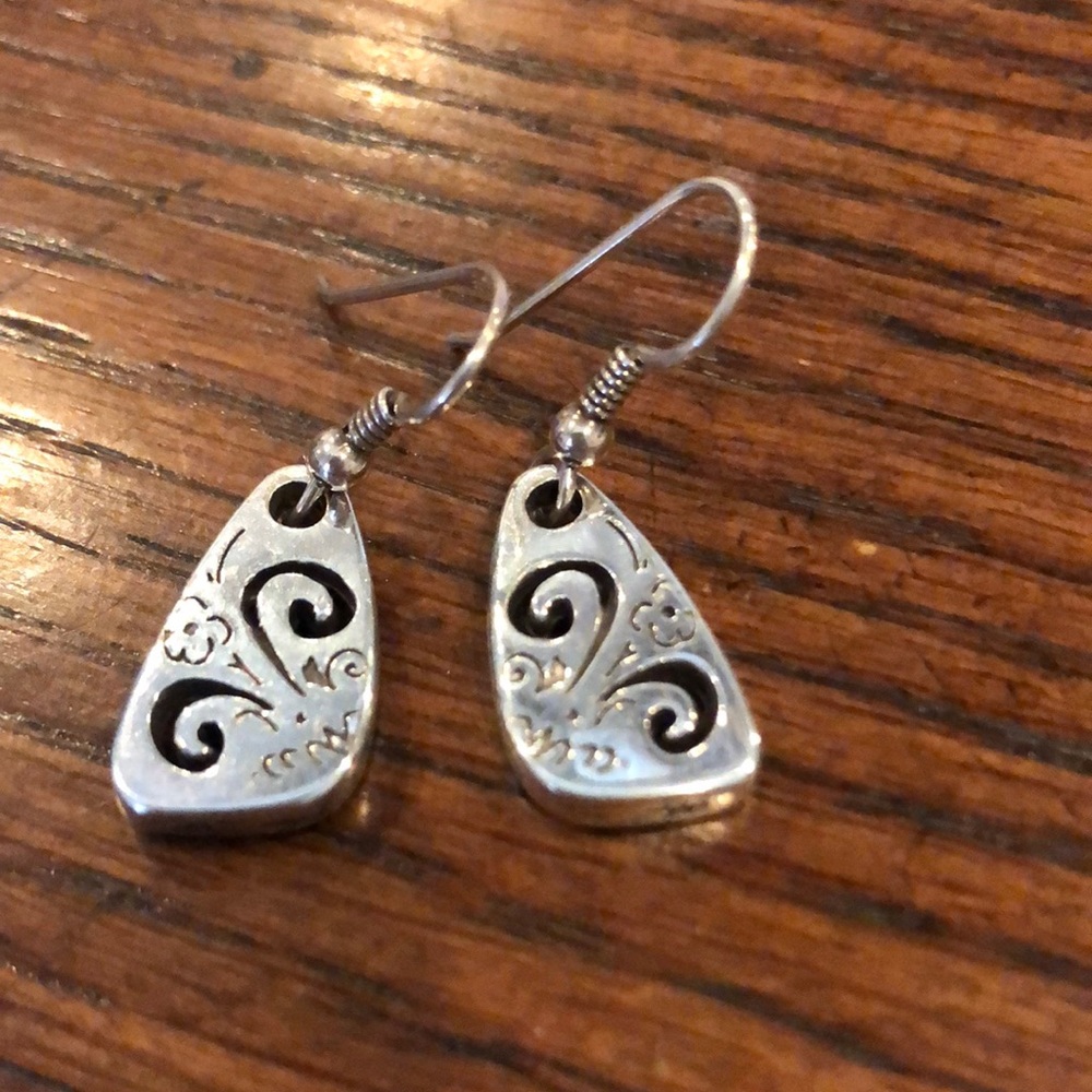 Brighton beautiful engraved earrings